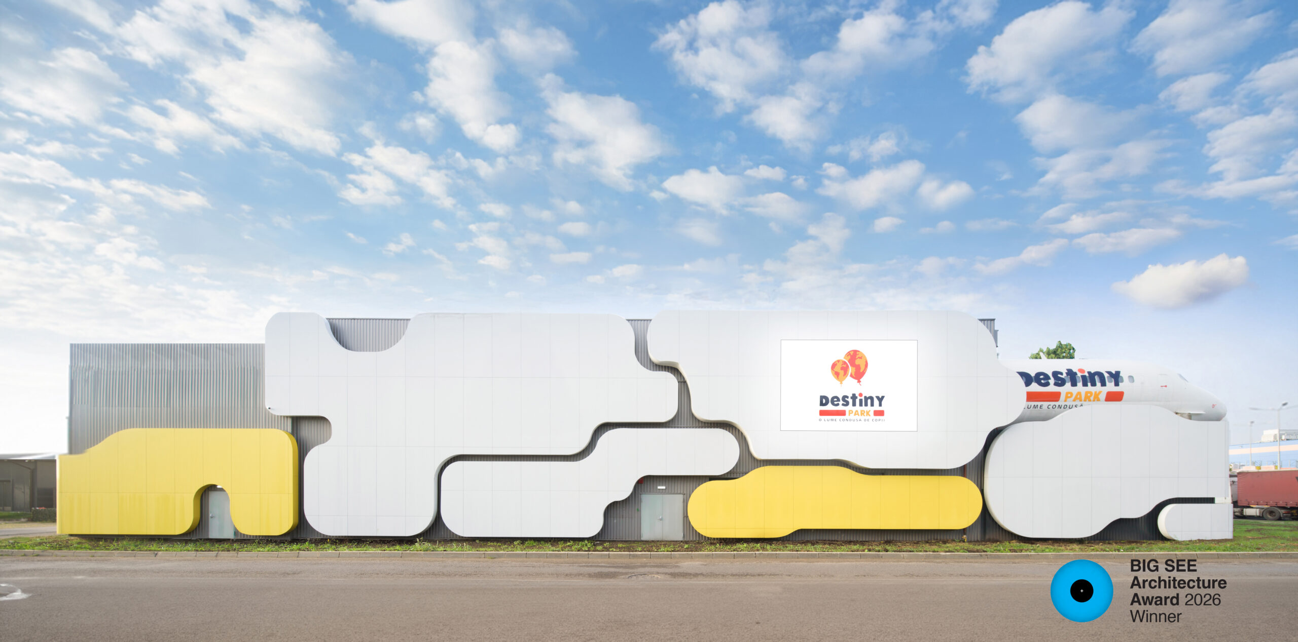 Destiny Park, NBC/ARHITECT – fațada principală, BIG SEE Architecture Award 2026