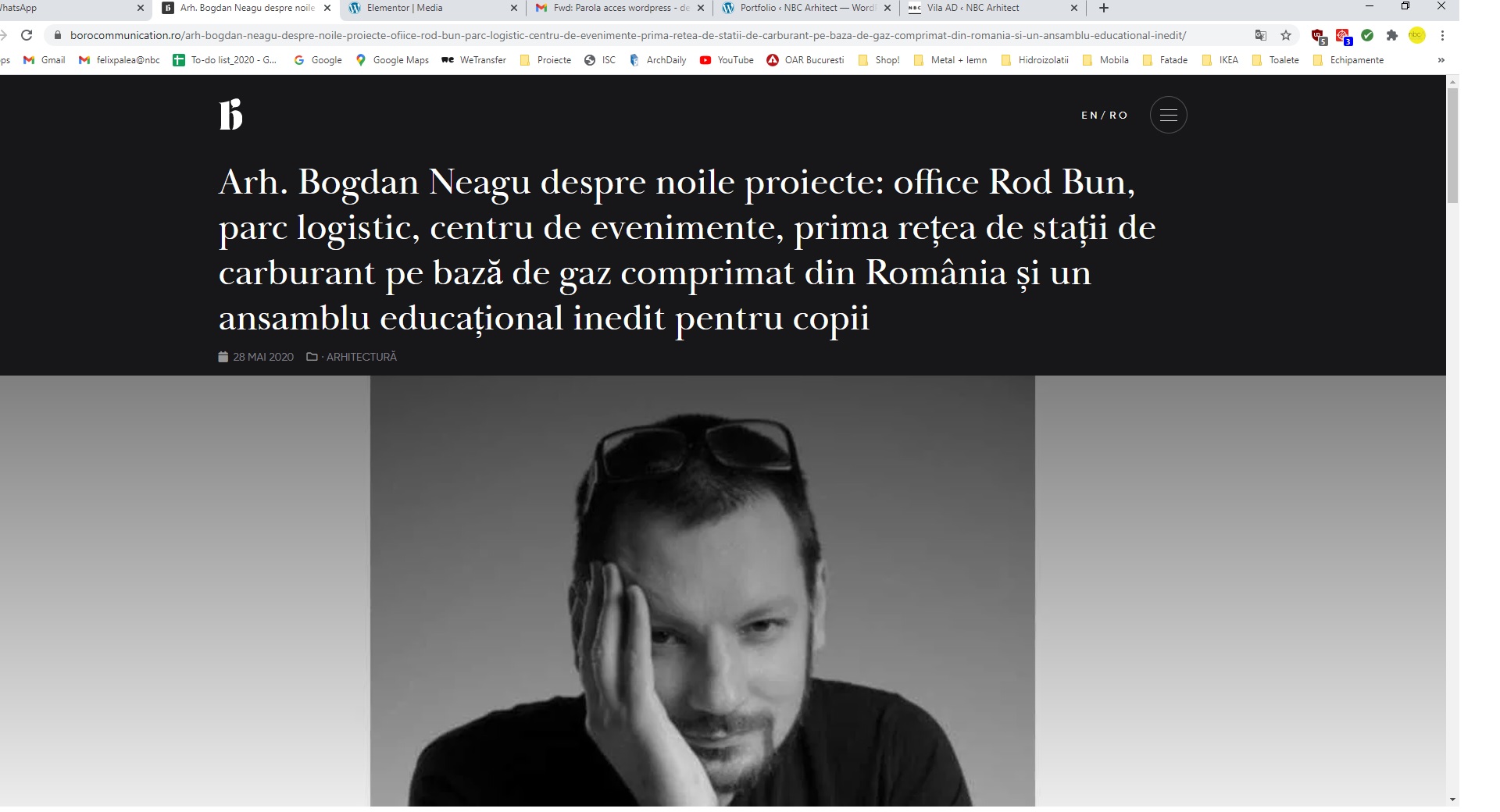 NBC/ARHITECT – Boro Communication – interviu: Rod Bun HQ și noile proiecte