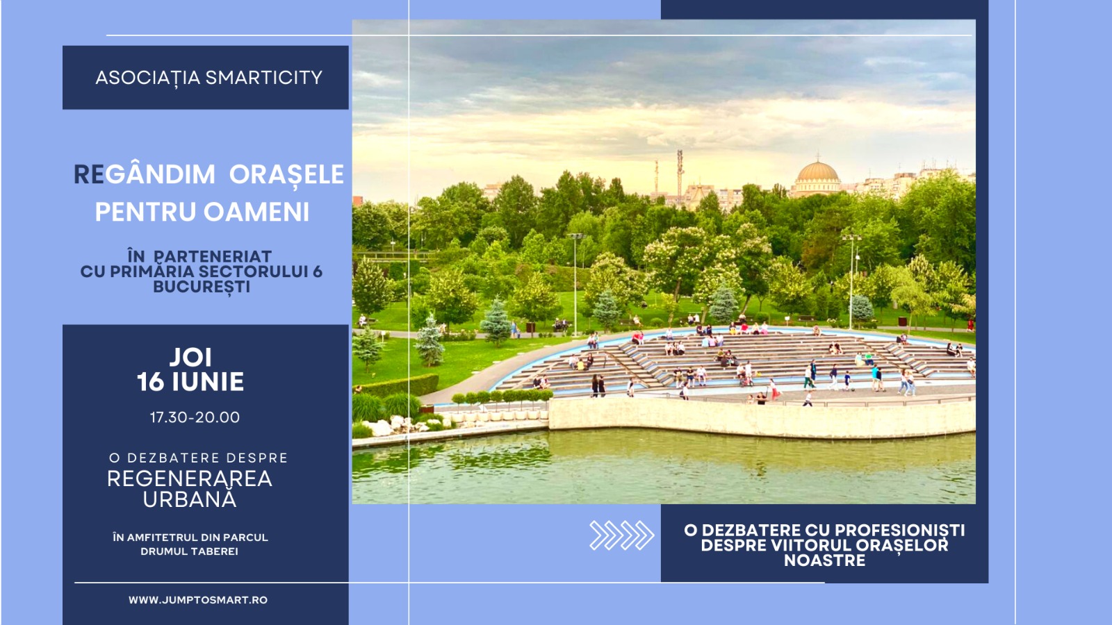 NBC/ARHITECT – Dezbaterea SMARTiCITY 2022 – Un oraș pentru oameni: regenerare urbană