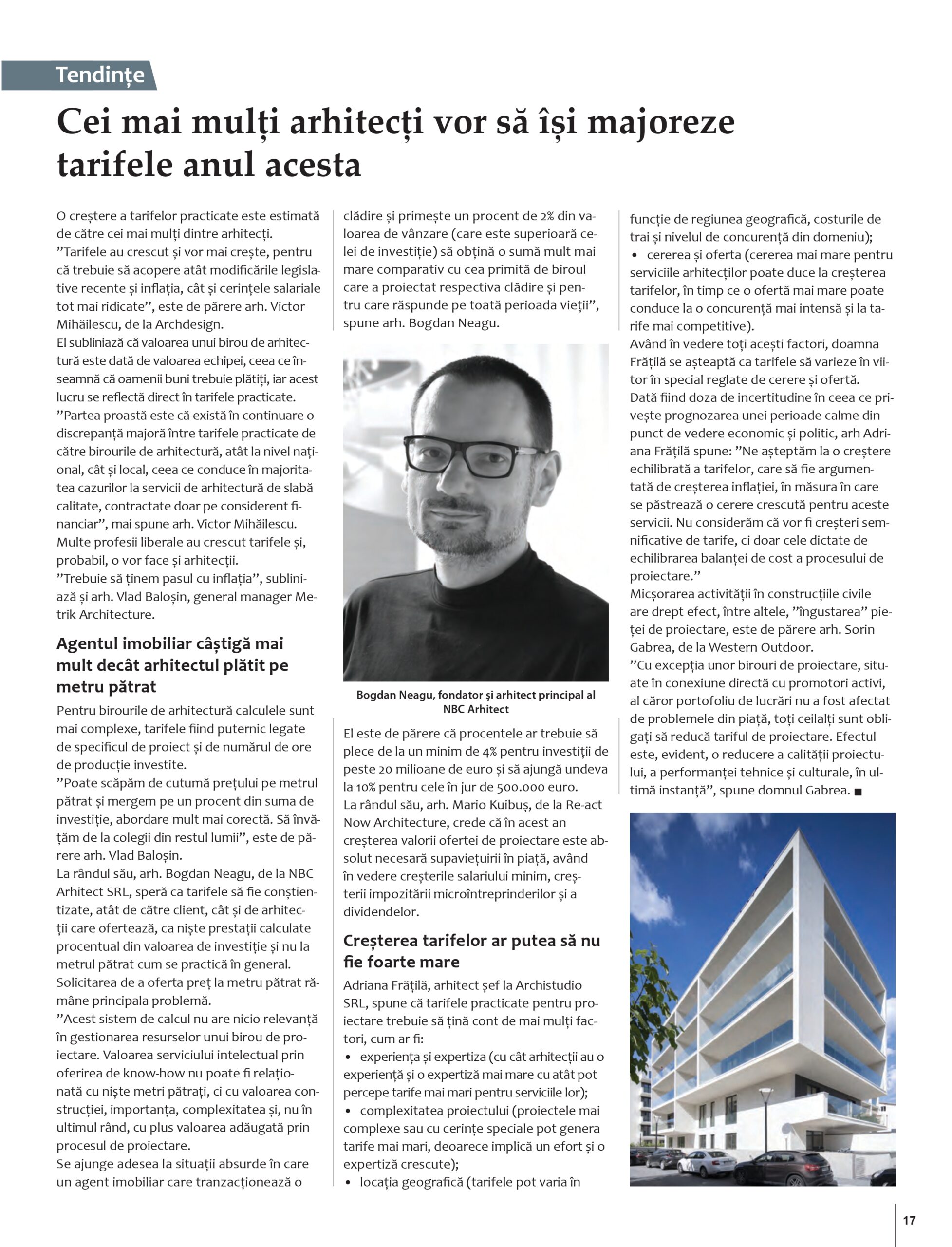 NBC/ARHITECT – Arena Construcțiilor nr. 1/2024